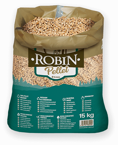 worek pelletu opałowego Robin do kupienia w Muszynie lub sklepie internetowym